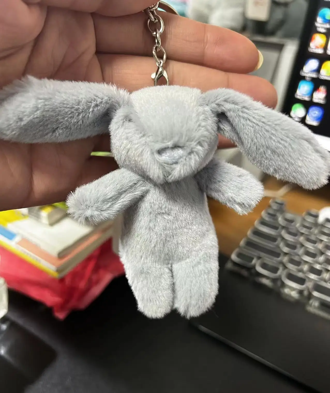Rabbit Plush Keychain Cute Bunny Bag Charm Soft Gift - Image 14