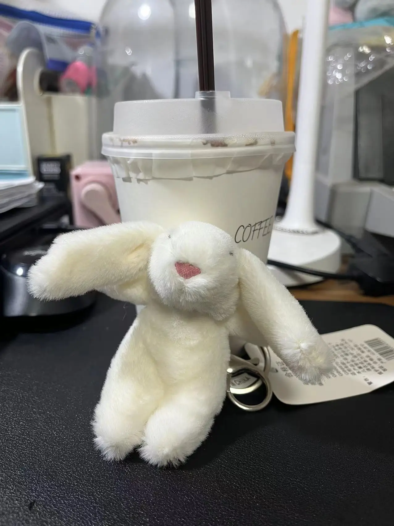 Rabbit Plush Keychain Cute Bunny Bag Charm Soft Gift - Image 16