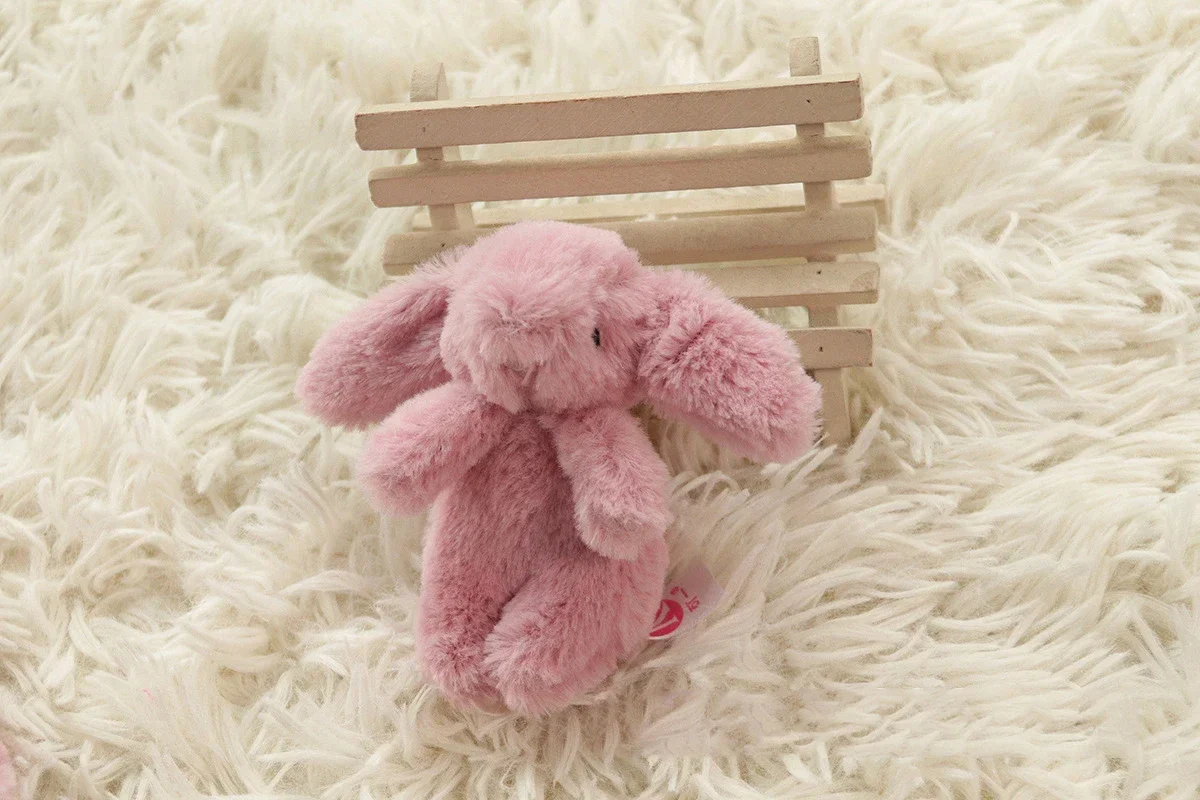 Rabbit Plush Keychain Cute Bunny Bag Charm Soft Gift - Image 8