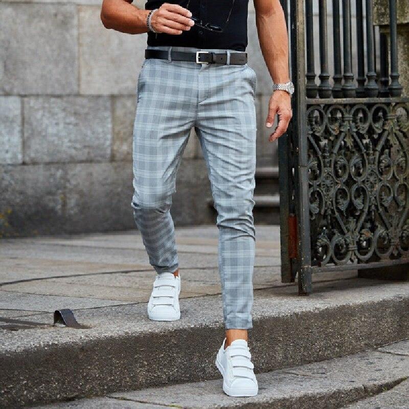 Stylish Checkered Mens Chino Pants, Lightweight Cotton, Comfortable Fit for Casual and Semi-Formal Wear - Image 10