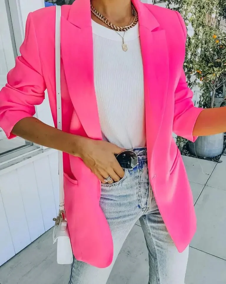 Stylish women’s blazer – tailored fit, soft fabric, for office wear - Image 2