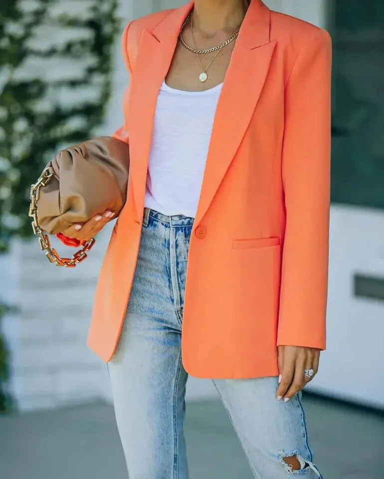 Stylish women’s blazer – tailored fit, soft fabric, for office wear - Image 3