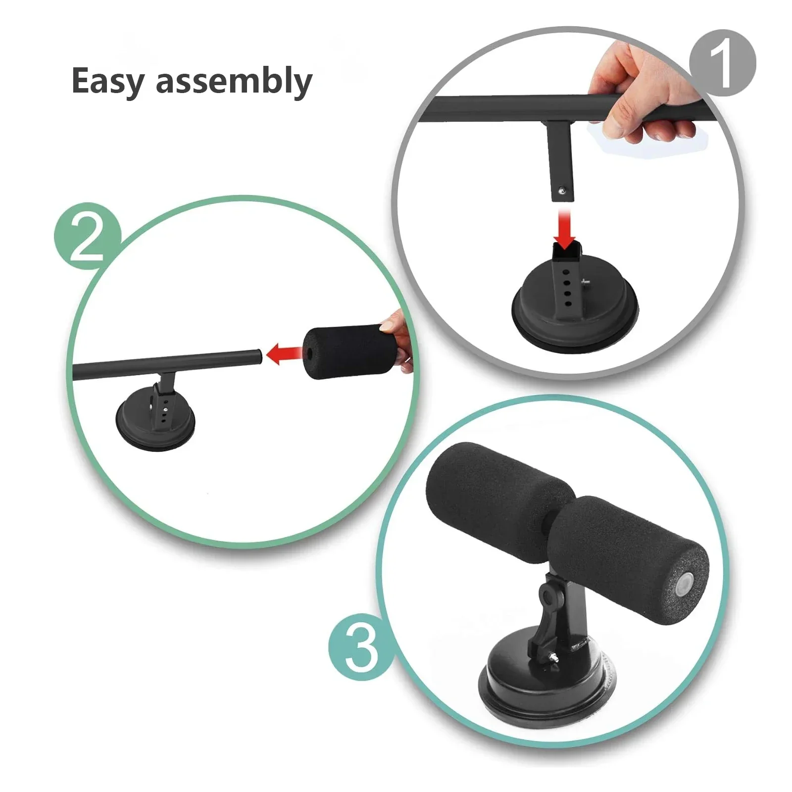 Suction Cup Sit Up Assist Device Portable Abs Trainer - Image 5