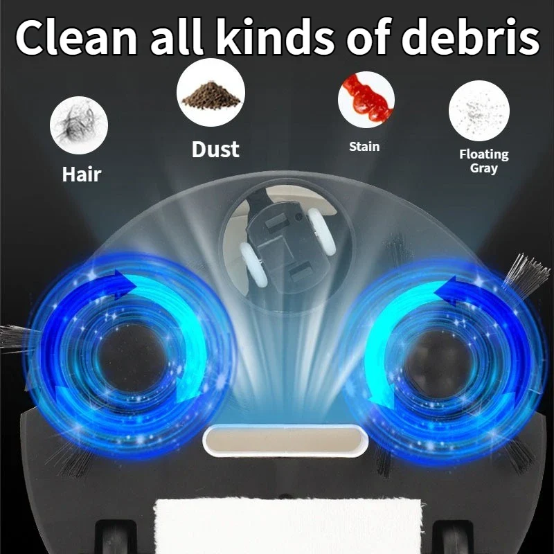 Suction Sweeping Robot 3 In 1 Mini Automatic Sweeper - Image 6