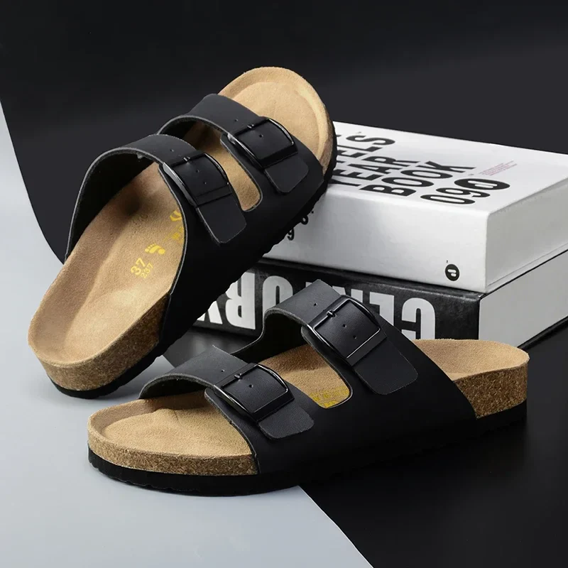 Summer Leather Men Sandals - Durable Non-Slip Outdoor Beach Casual Shoes for Women - Image 10
