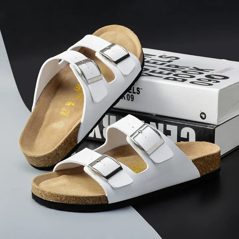 Summer Leather Men Sandals - Durable Non-Slip Outdoor Beach Casual Shoes for Women - Image 6