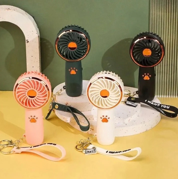 Summer New Mini Fan - Cute Cartoon Portable USB Handheld Fan for Students, Ideal Outdoor Cooling Solution - Image 3