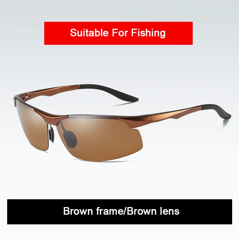 Sunglasses Photochromic Polarized UV400 Rimless Driving Glasses, Day Night Vision, Lightweight Frame VT2173 - Image 10
