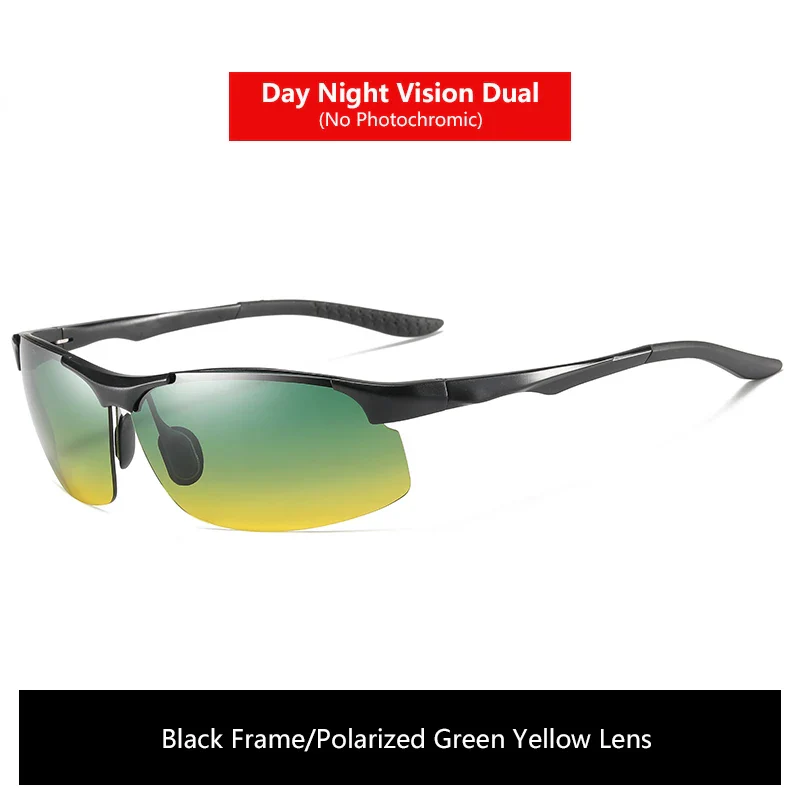Sunglasses Photochromic Polarized UV400 Rimless Driving Glasses, Day Night Vision, Lightweight Frame VT2173 - Image 14