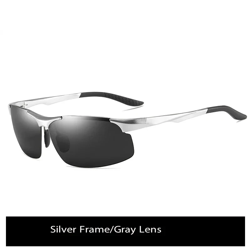 Sunglasses Photochromic Polarized UV400 Rimless Driving Glasses, Day Night Vision, Lightweight Frame VT2173 - Image 16
