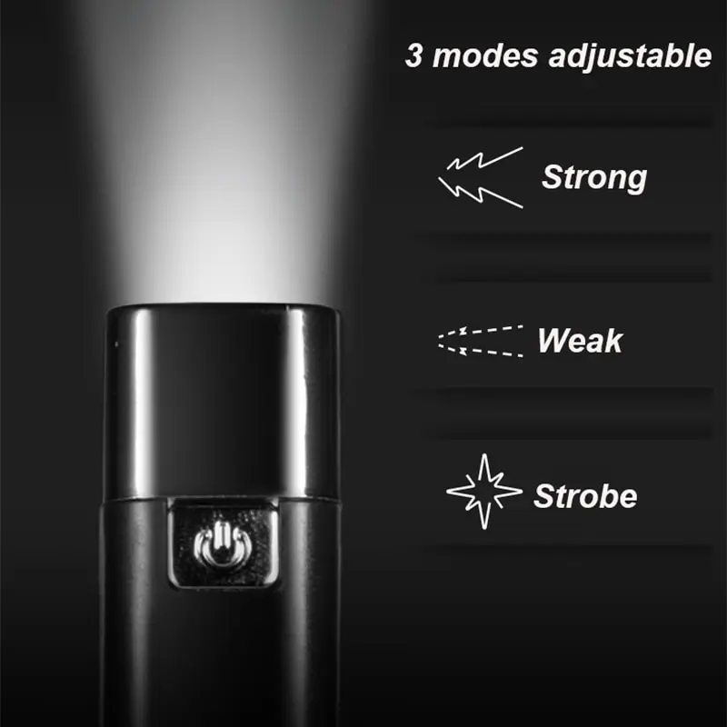Super Bright LED Flashlight USB Rechargeable Torch for Camping Hunting Waterproof Light - Image 3