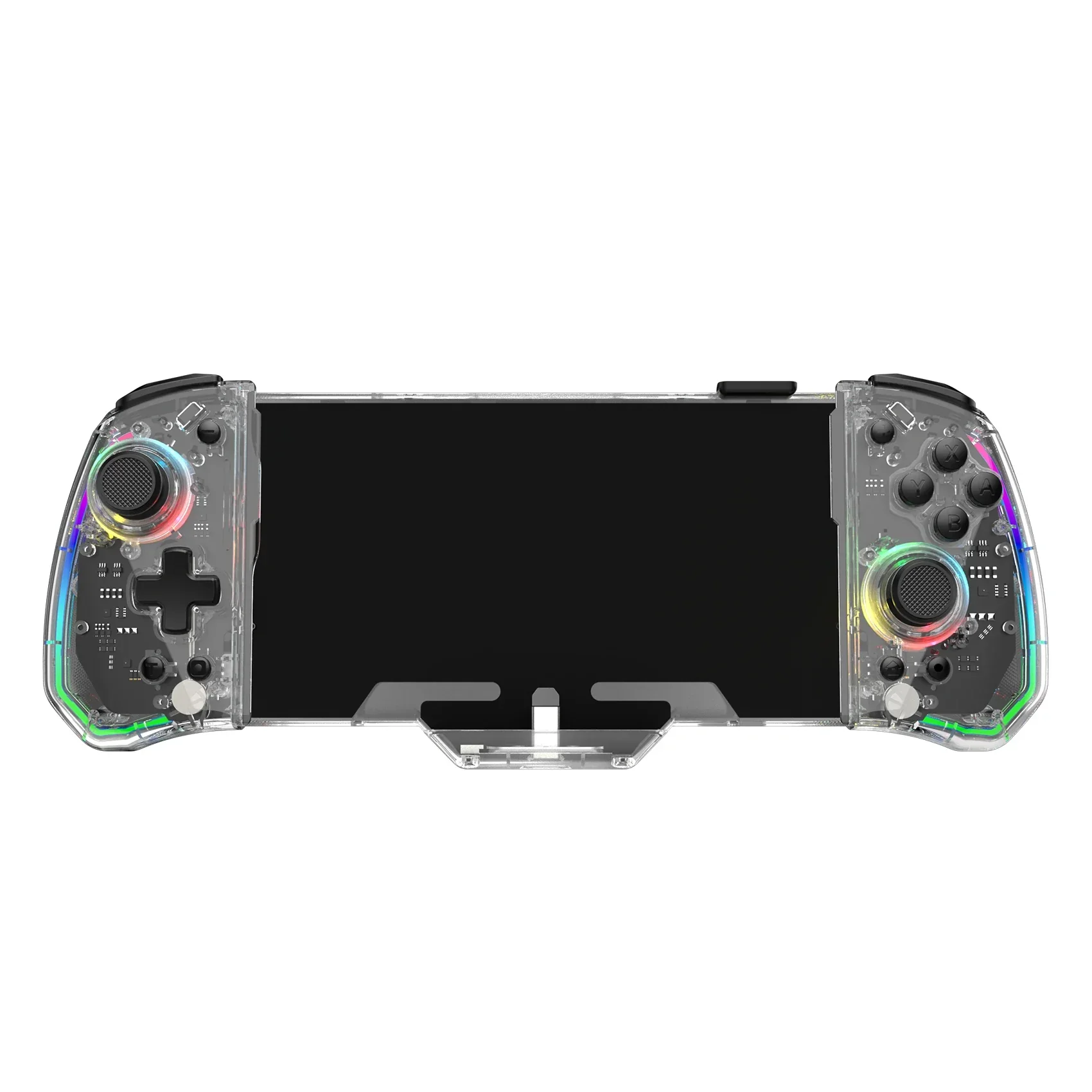 Switch Controller No Deadzone Enhanced Transparent Gamepad With Adjustable LED 6-Axis Gyro Fall 2025 Precise Input - Image 8