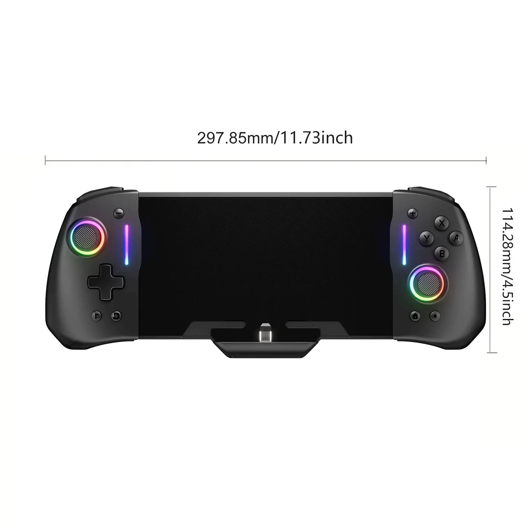 Switch Controller No Deadzone Enhanced Transparent Gamepad With Adjustable LED 6-Axis Gyro Fall 2025 Precise Input - Image 9