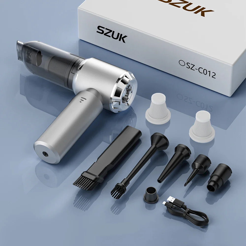 Car Vacuum Cleaner Wireless Mini Handheld Strong 6000mAh - Image 24