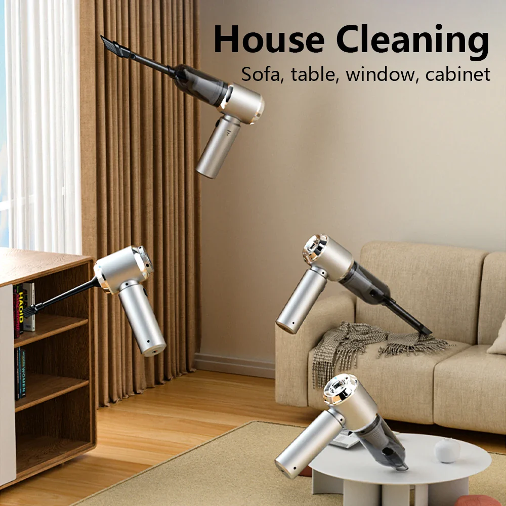 Car Vacuum Cleaner Wireless Mini Handheld Strong 6000mAh - Image 6