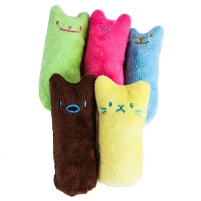 Teeth Grinding Catnip Toys - Funny Plush Cat Chewing Toy for Kittens - Image 4