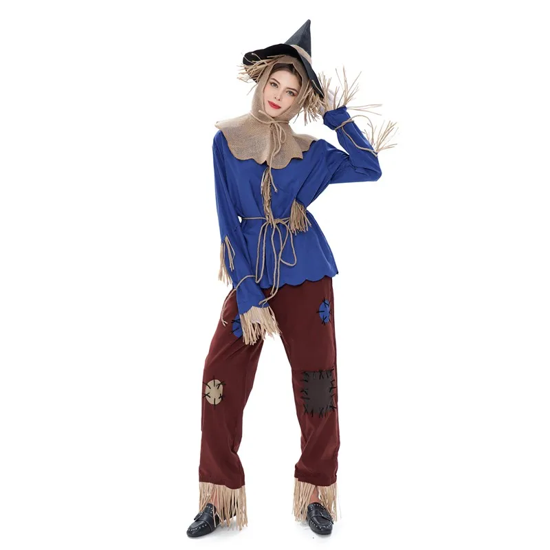 Scarecrow Costume Wizard Of Oz Halloween 2025 Outfit - Image 13