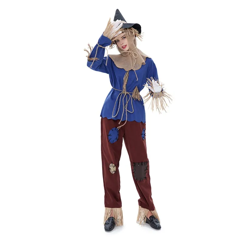 Scarecrow Costume Wizard Of Oz Halloween 2025 Outfit - Image 15