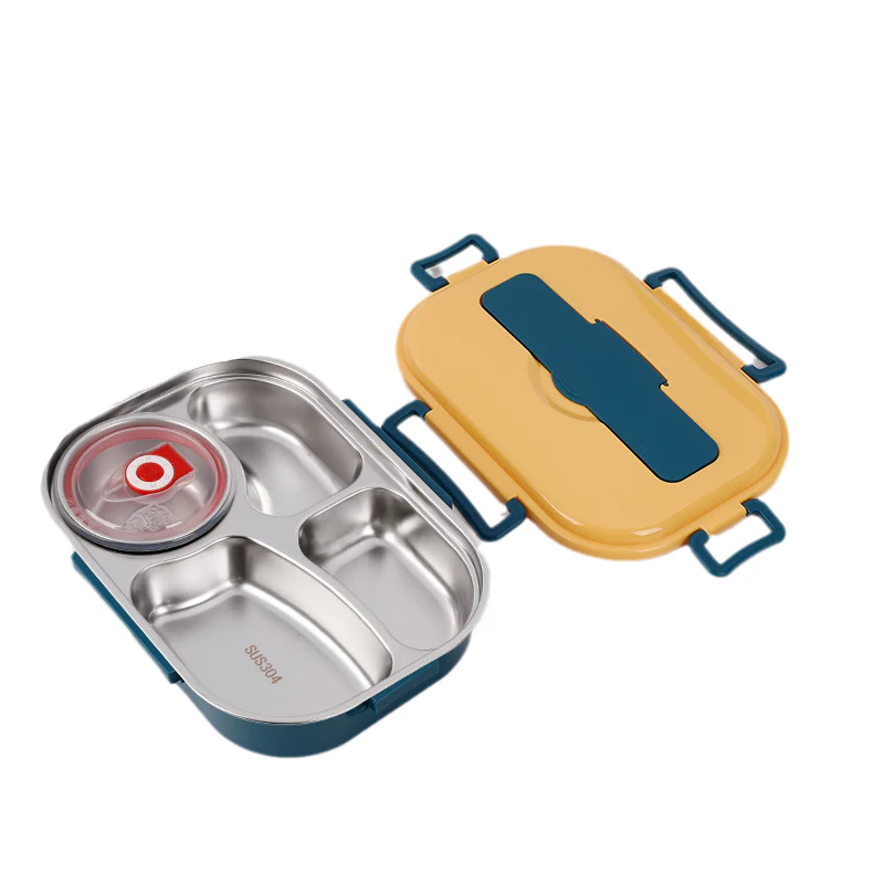 Thermal Lunch Box Stainless Steel Divided Bento Leakproof - Image 10