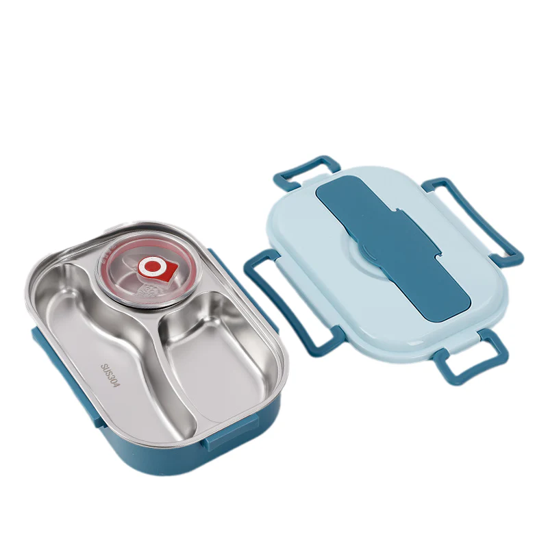 Thermal Lunch Box Stainless Steel Divided Bento Leakproof - Image 13