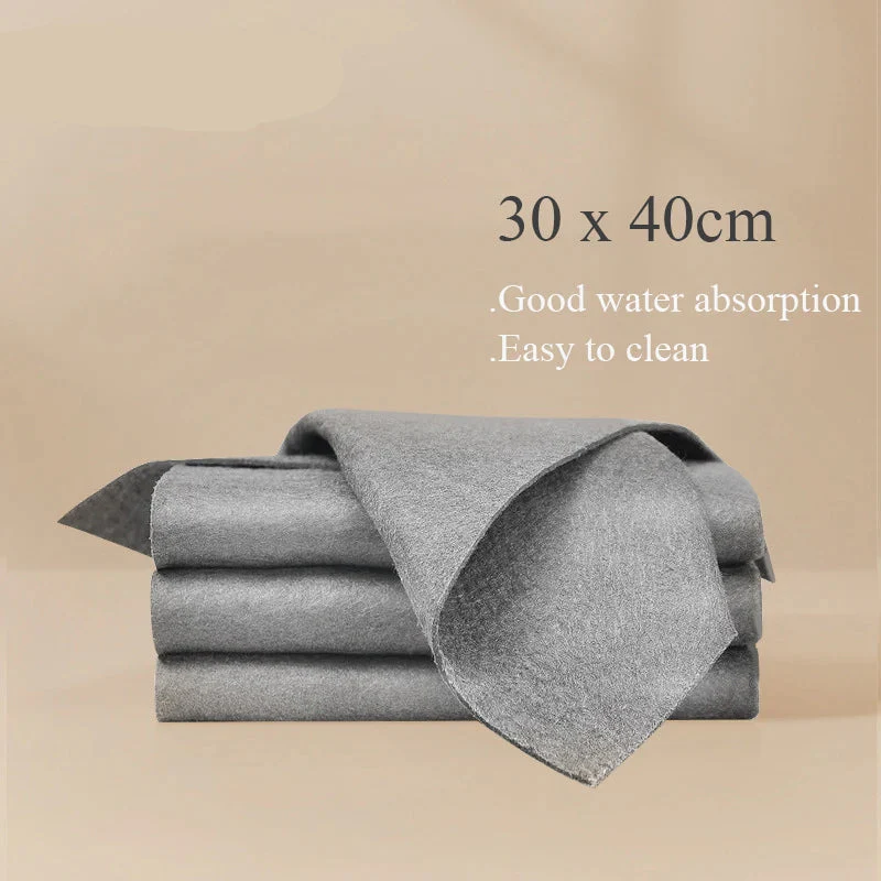 Thickened Microfiber Cleaning Cloths - Reusable No Trace Towels for Household & Car Care - Image 2