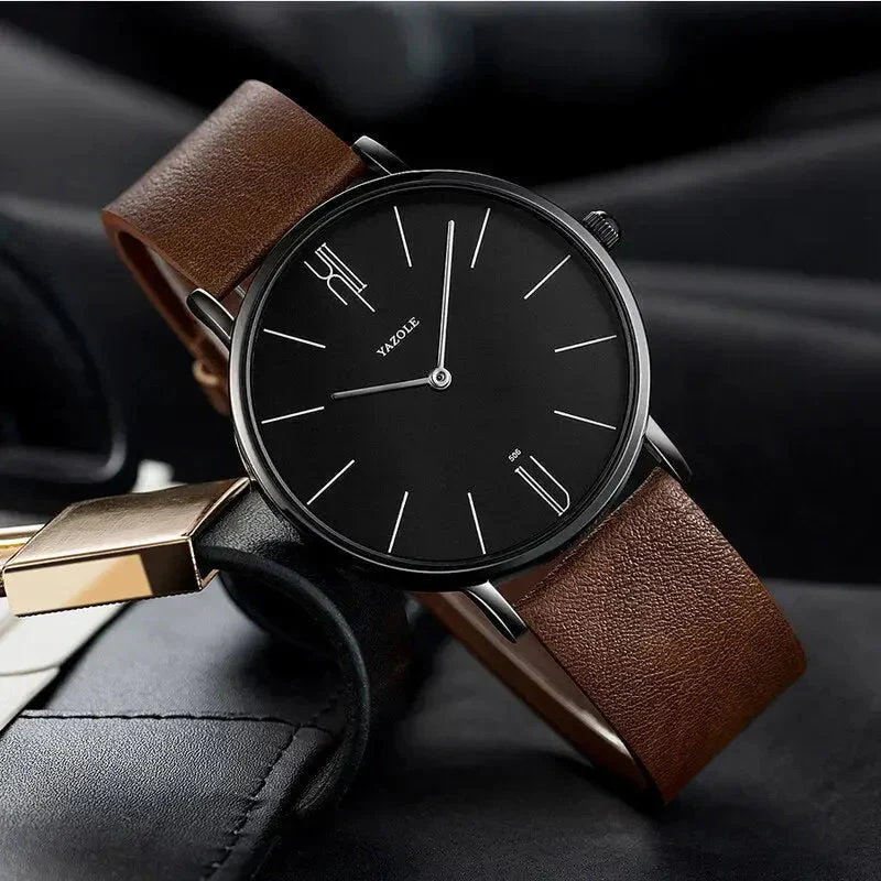 Timeless men's wristwatch – classic antique design, high-quality materials, for any occasion - Image 3