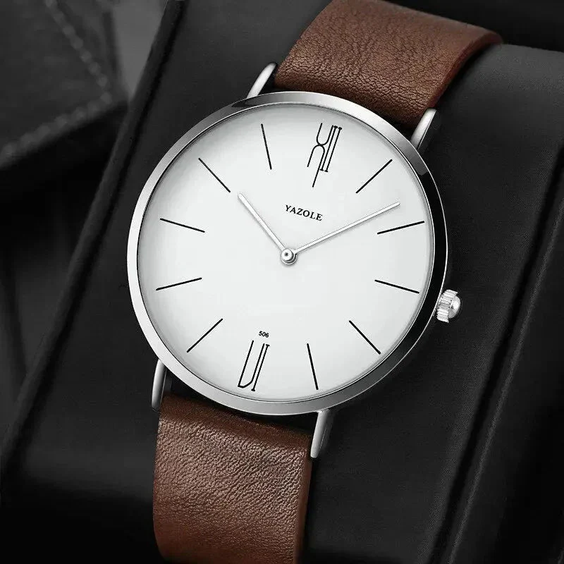 Timeless men's wristwatch – classic antique design, high-quality materials, for any occasion - Image 4