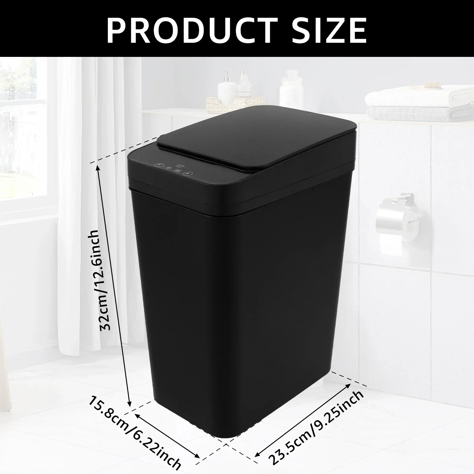 Touchless Automatic Trash Can 12L Sensor Kitchen - Image 11