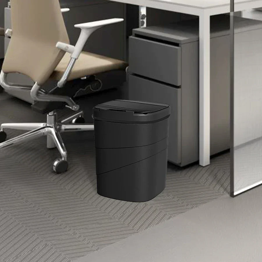 Touchless Sensor Trash Can Battery Powered Hygienic Home - Image 5