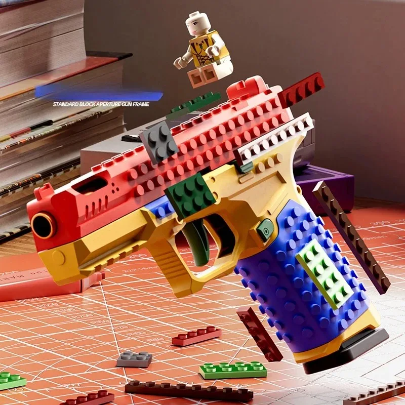 Toy Pistol Blaster CE Certified Continuous Firing Shell Throwing Action ABS Plastic Toy For Back To School 2025