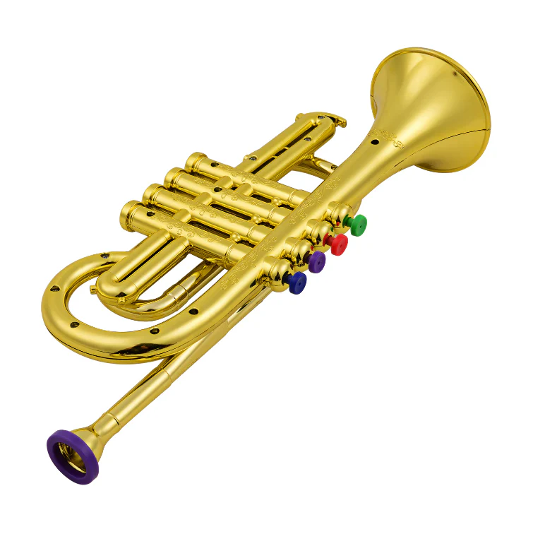 Trumpet Toy For Kids, Realistic Sound, Safe ABS Construction, Back To School 2025 Gift - Image 2
