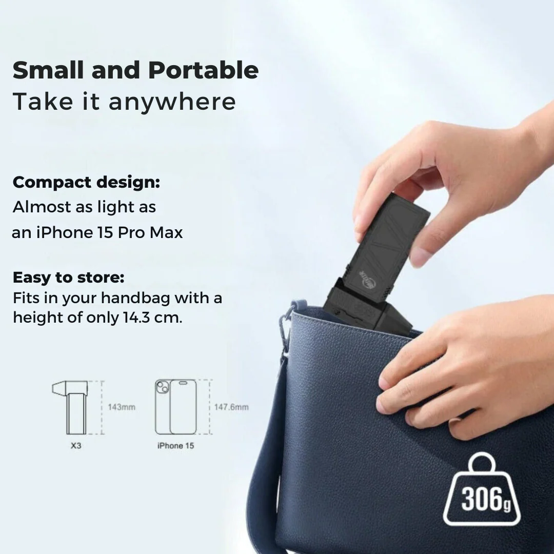 Turbo Air Blower Pro™ - High-Speed Dust Removal Tool for Electronics and Industrial Use, Compact and Portable Cleaning Device - Image 3
