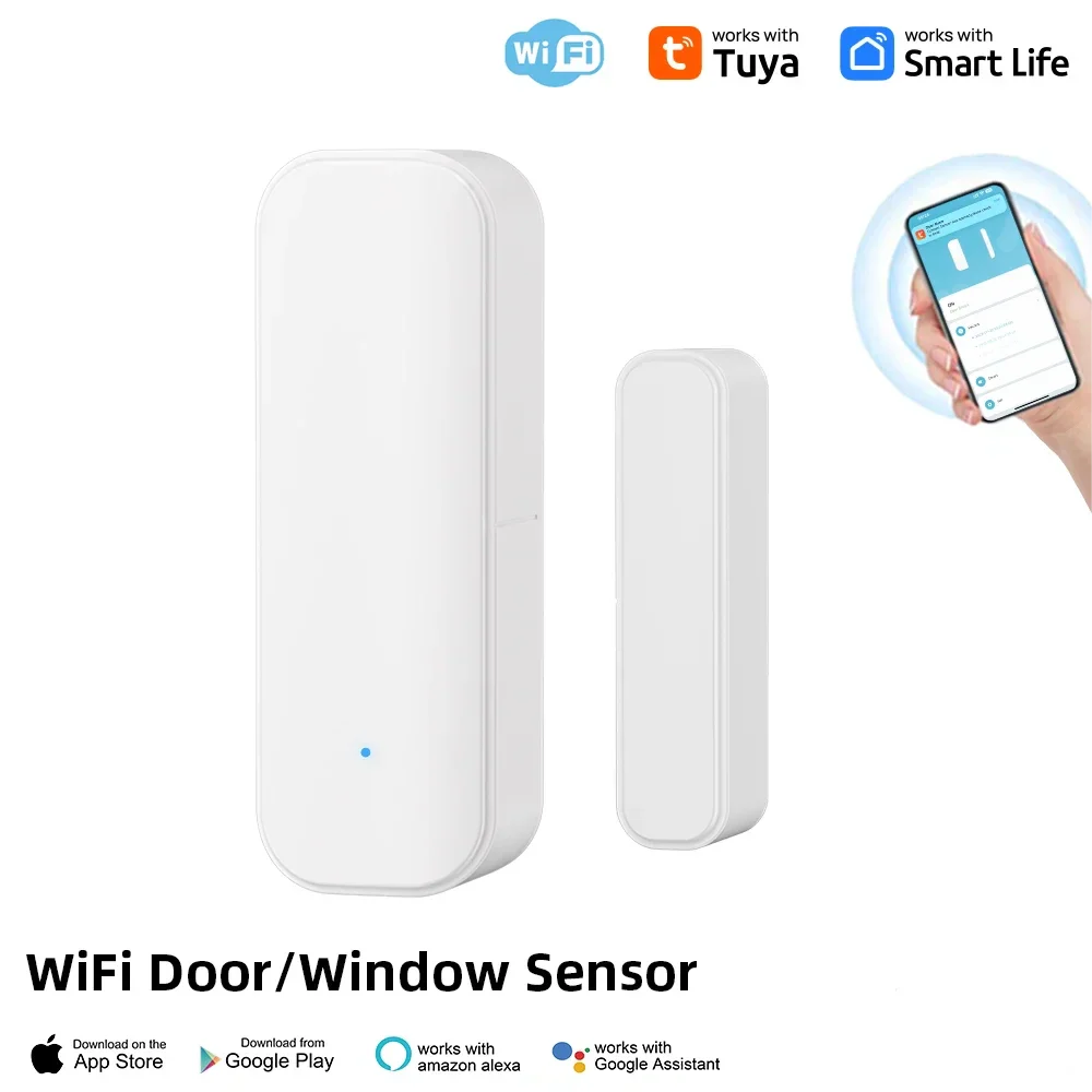 Tuya WiFi Zigbee Window Door Sensor Smart Home Security Alarm - Image 7