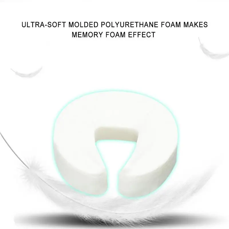 U Shaped Spa Master Massage Pillow - Universal Face Cushion for Massage Table, Oil & Water Resistant, Comfortable Support - Image 4