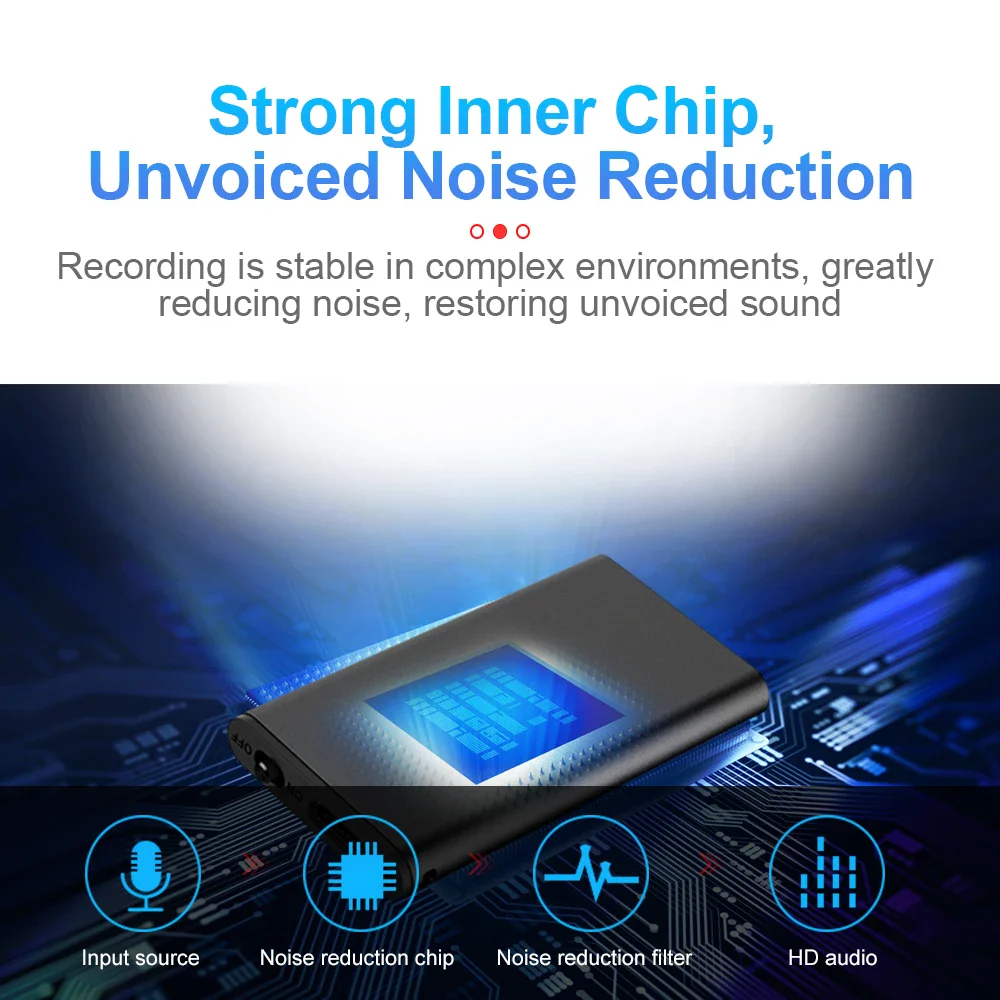 Voice Recorder Ultra Thin Mini Digital Dictaphone Compact - Image 12