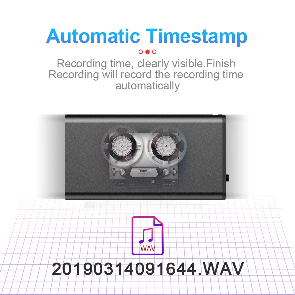 Voice Recorder Ultra Thin Mini Digital Dictaphone Compact - Image 13