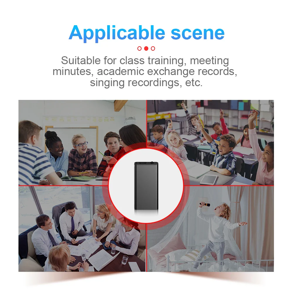 Voice Recorder Ultra Thin Mini Digital Dictaphone Compact - Image 15