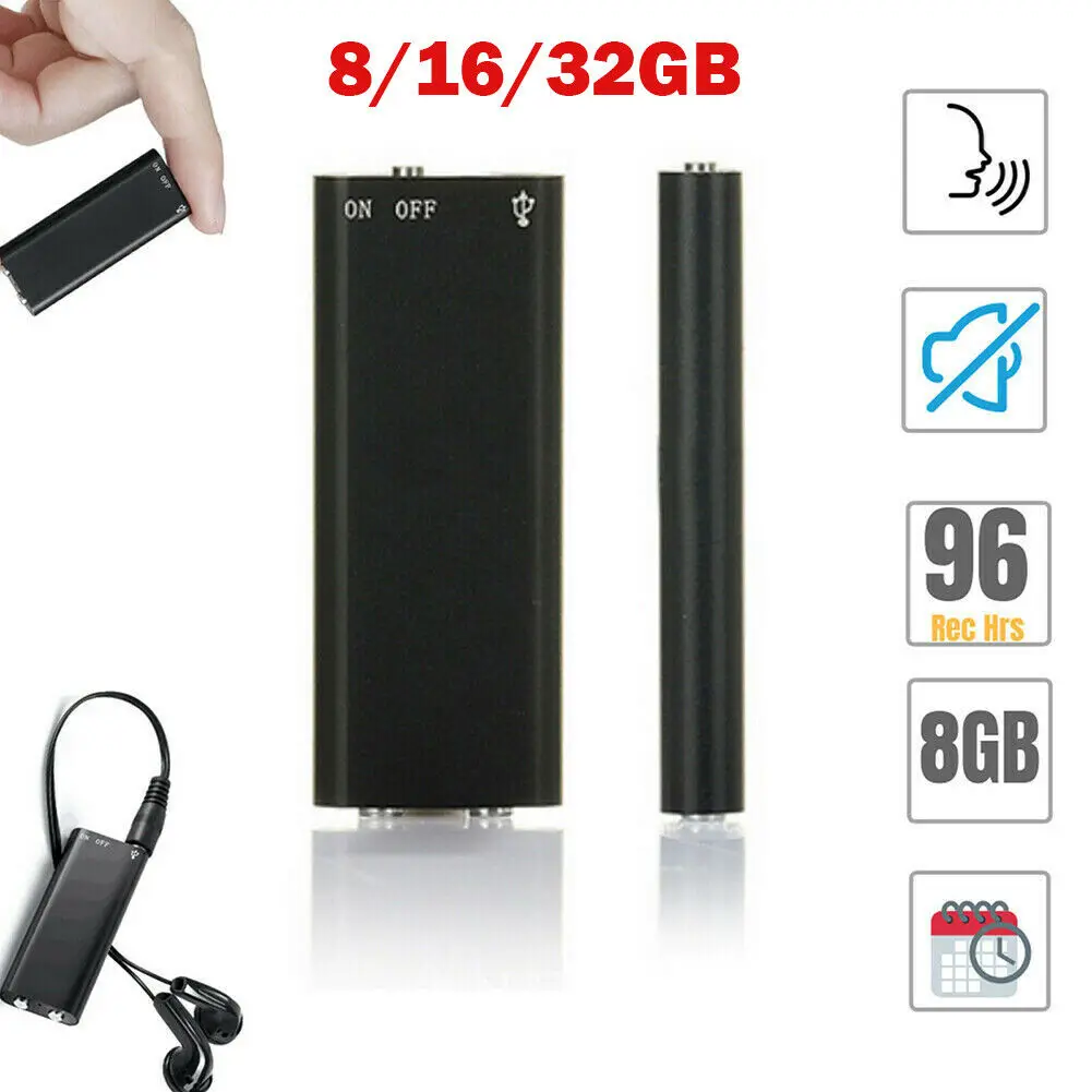 Voice Recorder Ultra Thin Mini Digital Dictaphone Compact - Image 18