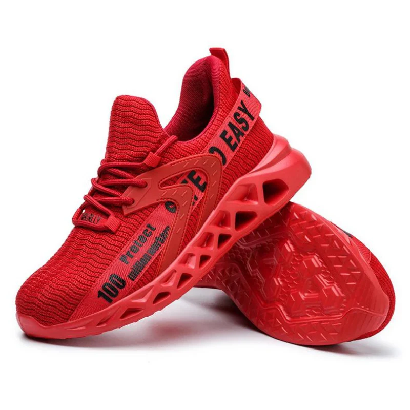 Ultralight Breathable Non-Slip Safety Shoes with Steel Toe and Kevlar Sole for Enhanced Comfort and Protection - Image 8