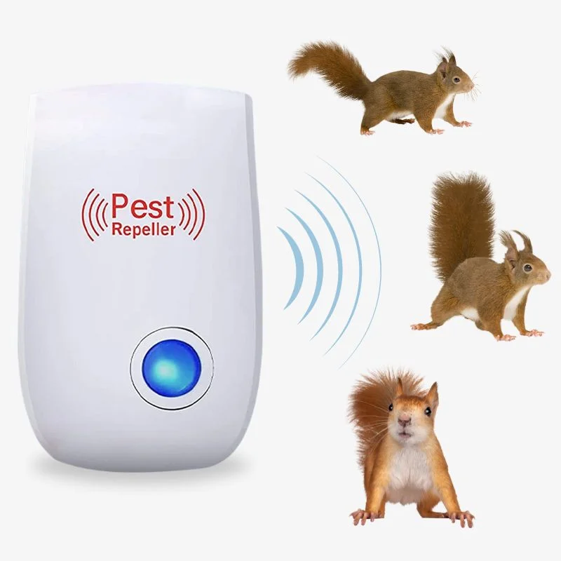 Ultrasonic Squirrel Repeller Silent Pest Deterrent Safe - Image 8