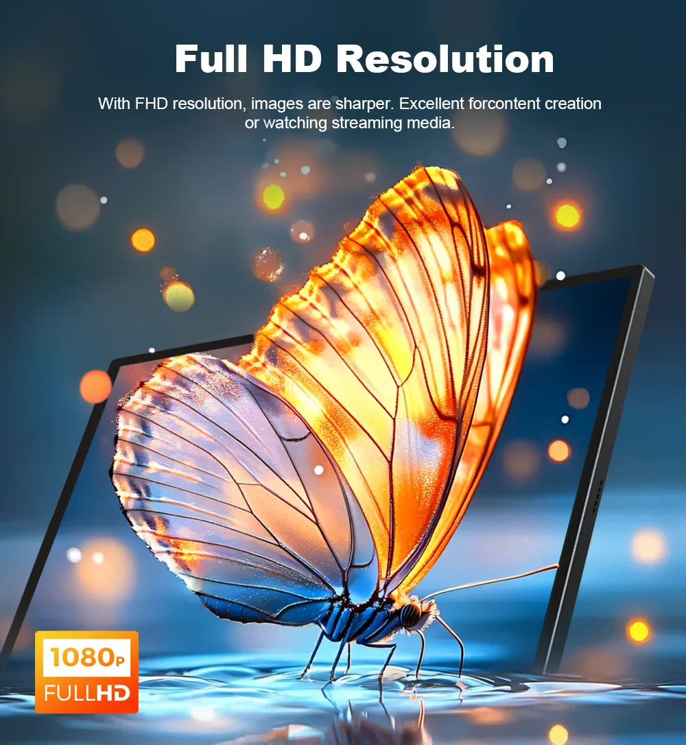 Portable 15.6 Inch FHD IPS Gaming Monitor 3ms Speaker - Image 8