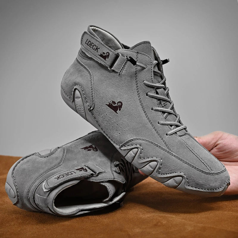 Unisex Leather Barefoot Shoes with Anti-Slip Design and Breathable Comfort for Daily Wear - Image 11