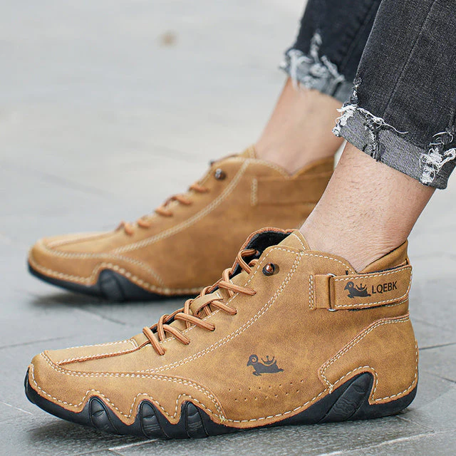 Unisex Leather Barefoot Shoes with Anti-Slip Design and Breathable Comfort for Daily Wear - Image 2