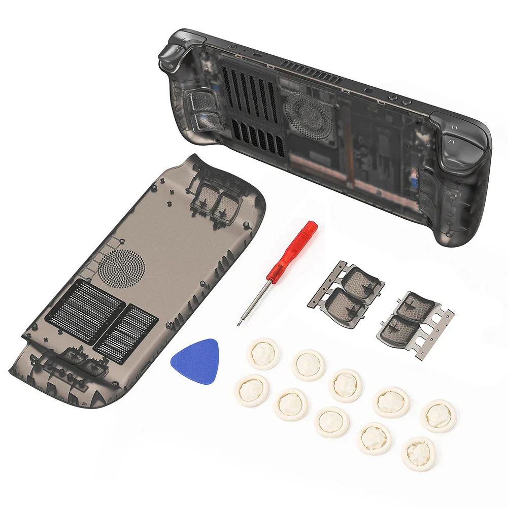 Steam Deck Clear Cooling Back Cover With Stand Bracket - Image 5