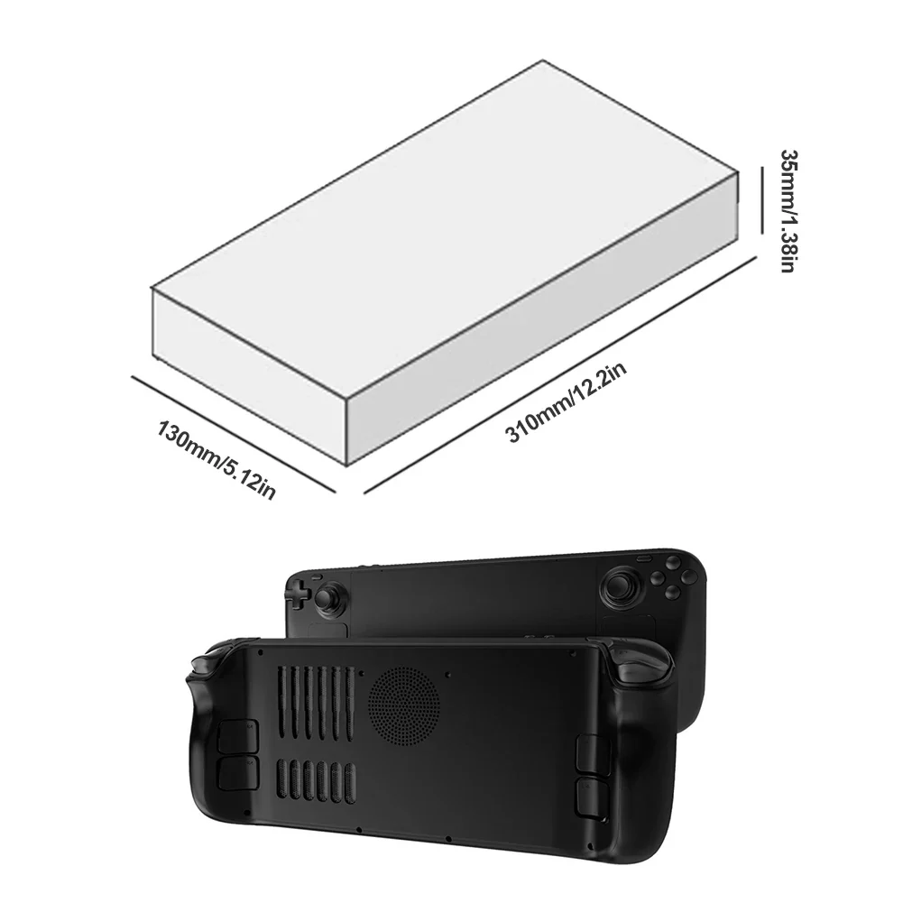 Steam Deck Clear Cooling Back Cover With Stand Bracket - Image 6