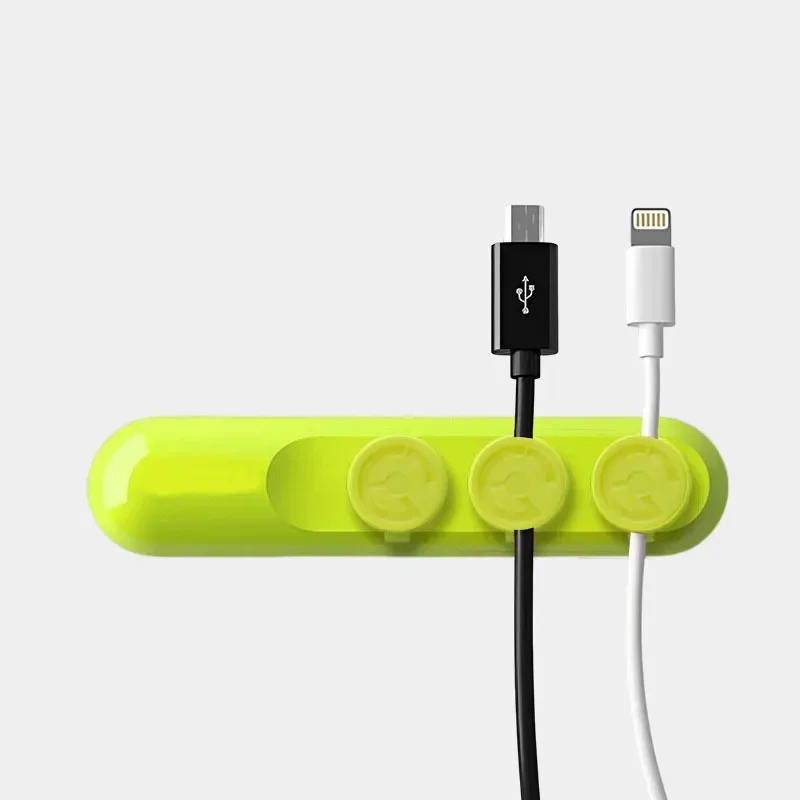 USB Cable Organizer Silicone Cord Clip Desktop Holder - Image 15