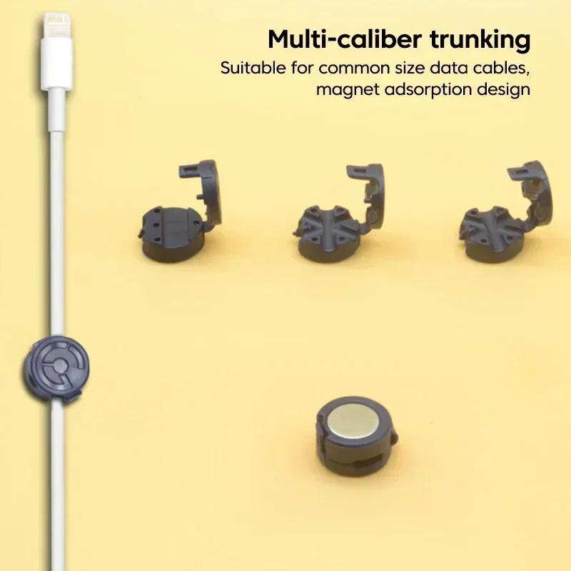 USB Cable Organizer Silicone Cord Clip Desktop Holder - Image 6
