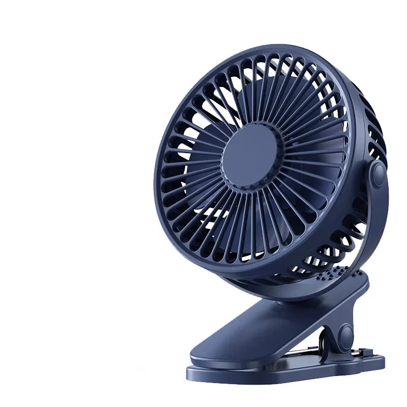 USB Rechargeable Clip-On Desk Fan - Portable Mini Fan for Dorm, Adjustable 360 Degree Rotation, Quiet Operation - Image 8