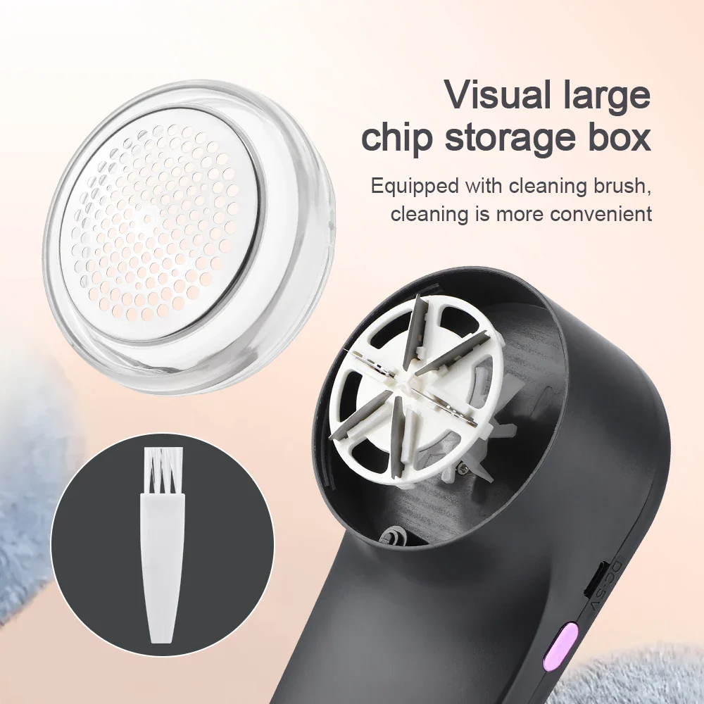 Rechargeable Fabric Lint Remover Portable Clothes Shaver - Image 11