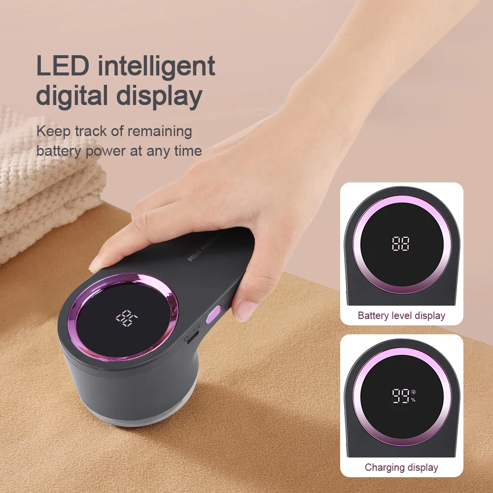 Rechargeable Fabric Lint Remover Portable Clothes Shaver - Image 8